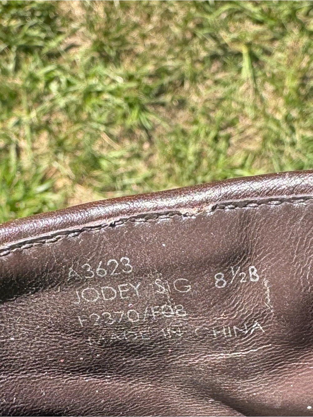 Ladies Coach Signature Canvas Brown Platform Mule Heels - Picture 9 of 10